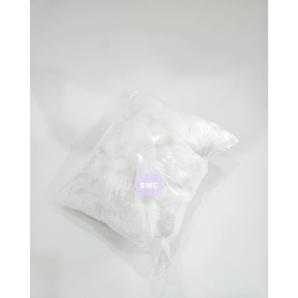 [50gr] DAKRON SILIKON GRADE A/DAKRON KAPAS AMIGURUMI/KAPAS BANTAL/ISIAN BONEKA BANTAL/DAKRON BONEKA/