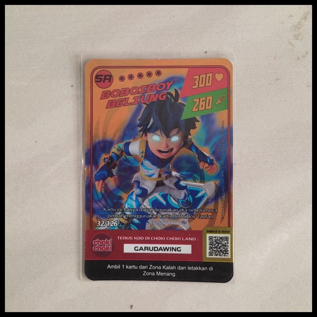 CHOKI CHOKI BOBOIBOY : MONSTA GALAXY SR CARD 2025