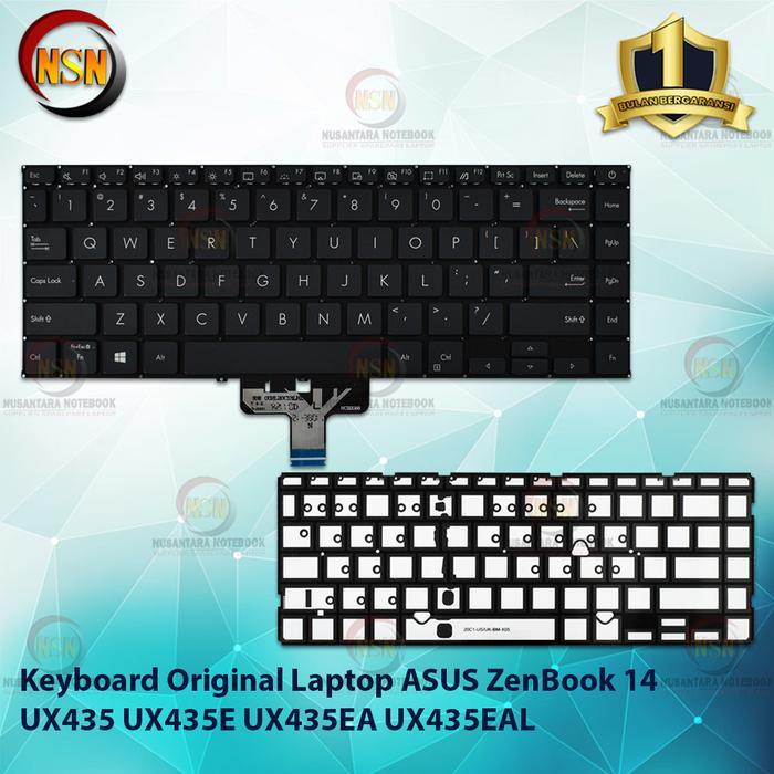 Keyboard ASUS ZenBook 14 UX435 UX435E UX435EA UX435EAL (Backlight) -Black Original