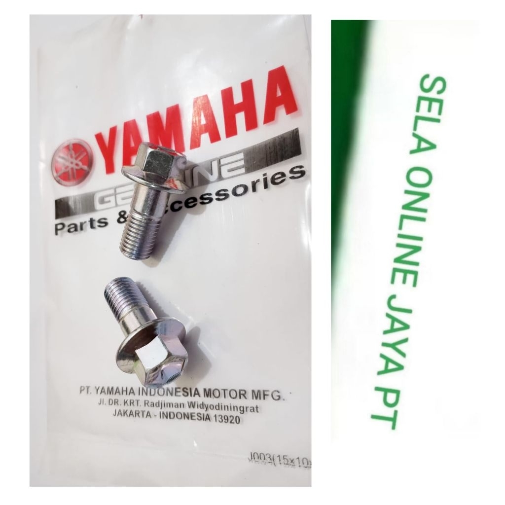 baut breket kaliper cakram Mio j Mio soul GT Xeon set isi 2 ori lospack