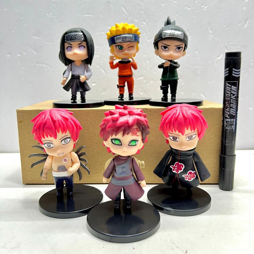 mainan static figure naruto movies Neji HyugaNaruto Uzumaki
Rock Lee
Sasori (versi dengan boneka Hir