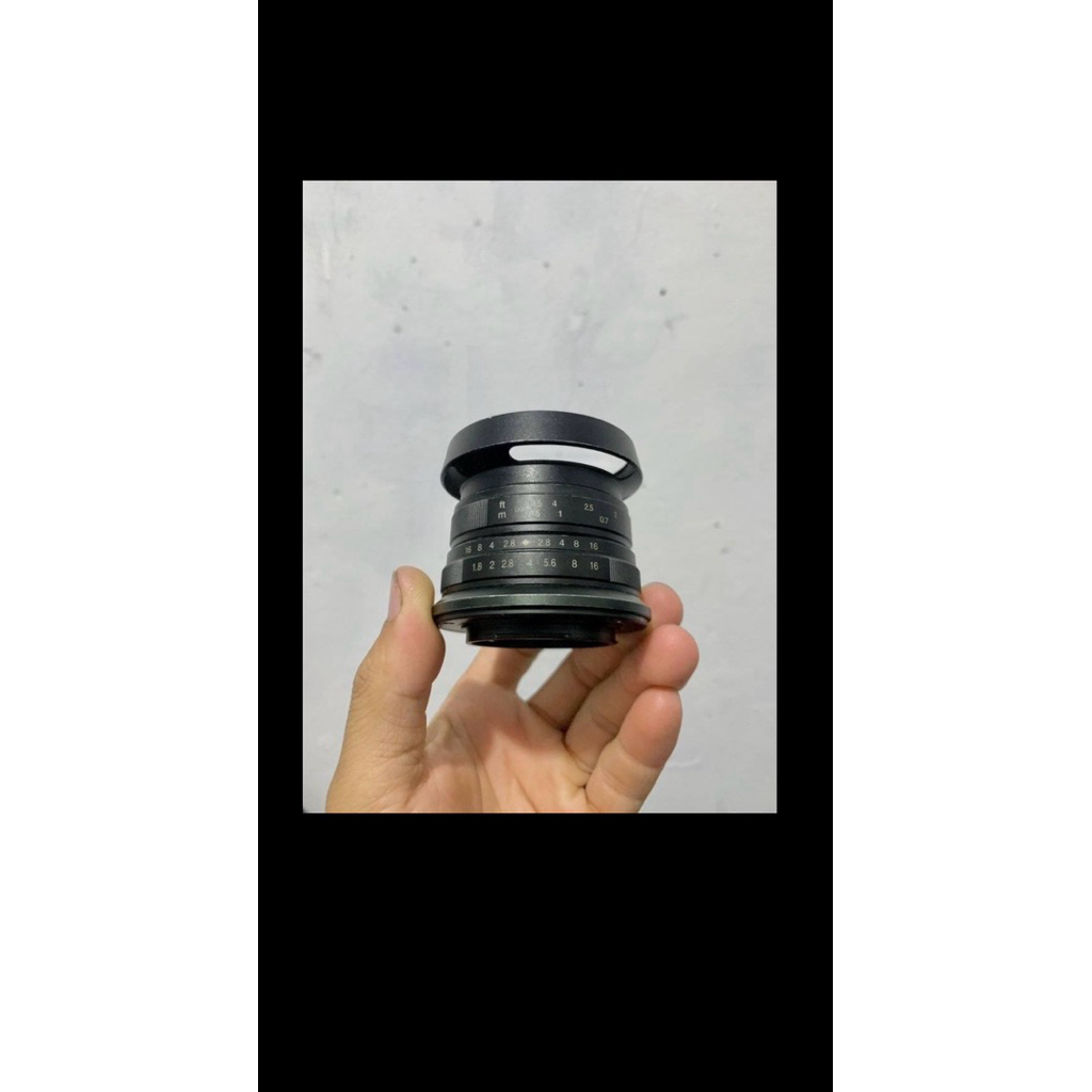 lensa 7artisans 25mm for fujifilm manual