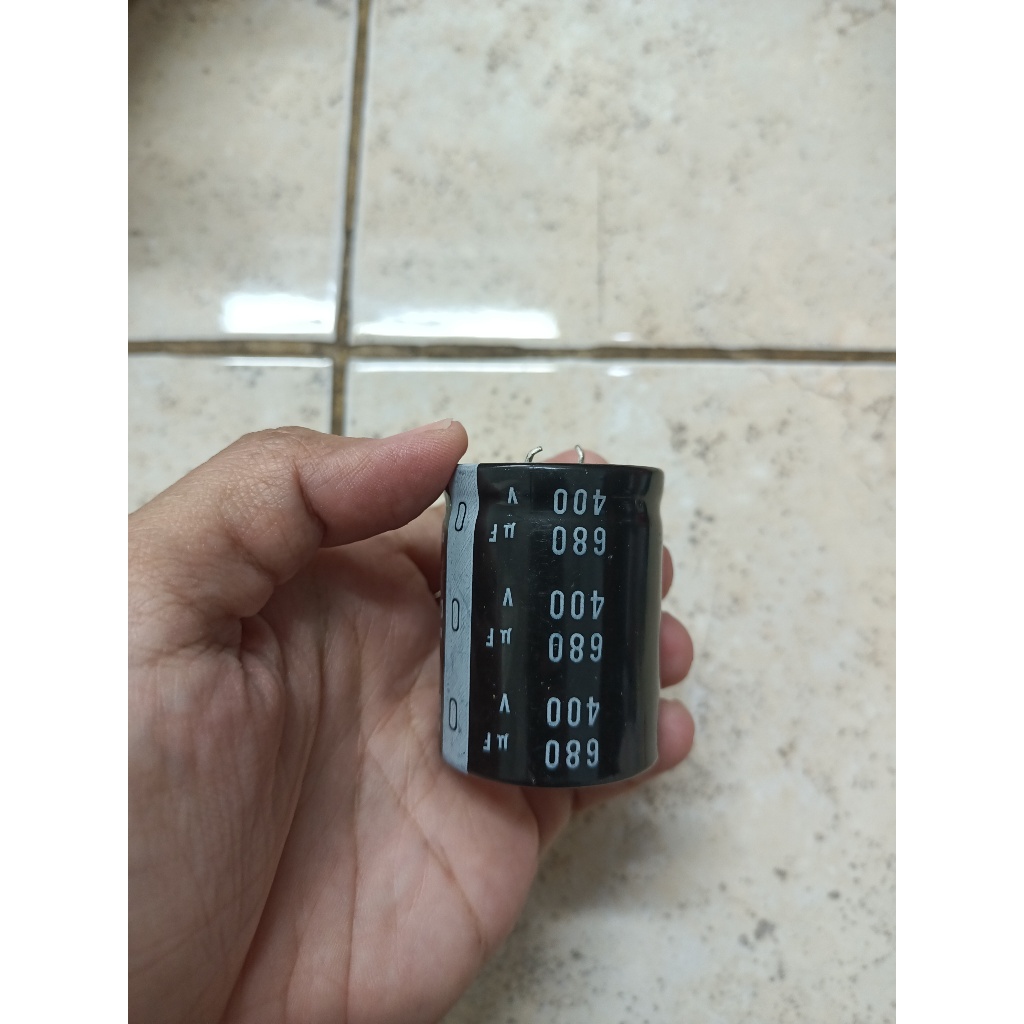 Elco Kapasitor 400V-680UF Nichicon