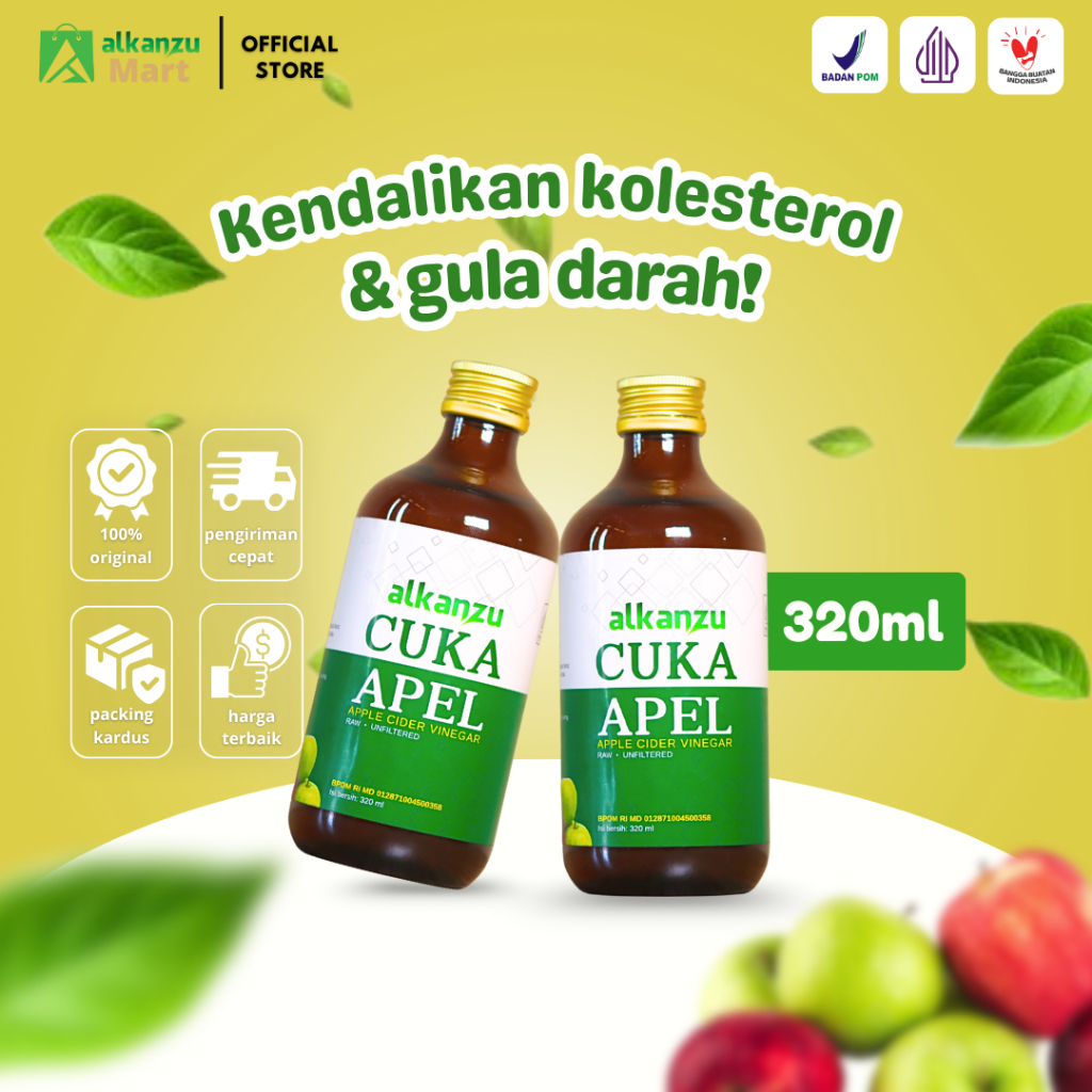 CUKA APEL ALKANZU MURNI TANPA CAMPURAN Cuka Apel Murni Asli