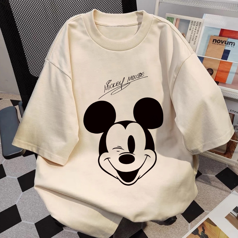 Kaos pria oversize premium  | Kaos sablon anime "Mickey Mouse" unisex | Atasan tshirt couple pasanga