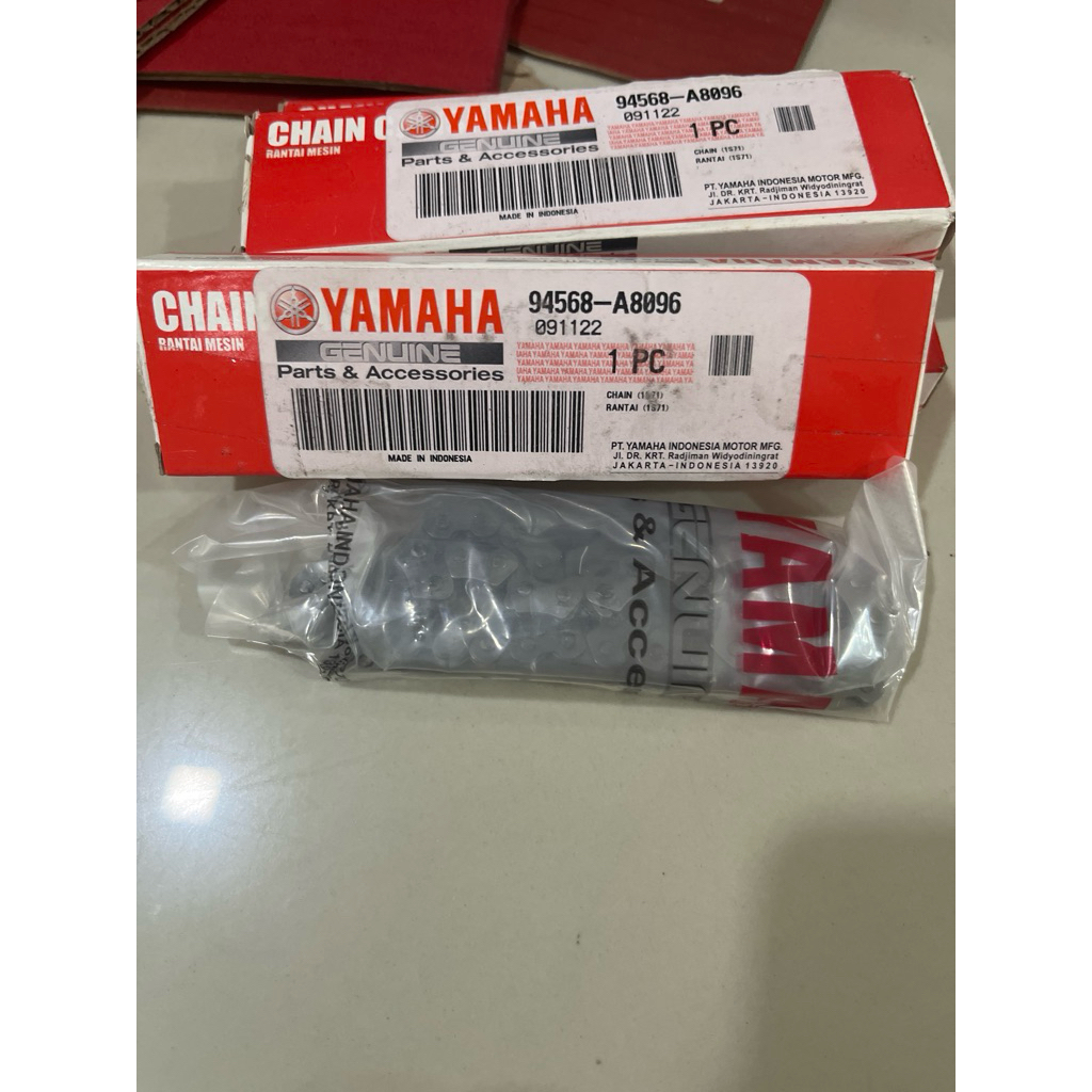 RANTAI KAMPRAT RANTAI KETENG ORIGINAL YAMAHA VIXION OLD,JUPITER MX/ CHAIN (1S7) 94568-A8096