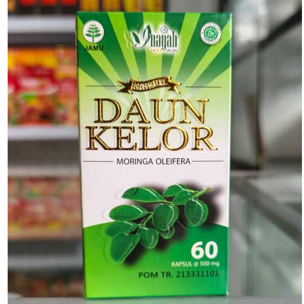 Kapsul daun kelor kaya manfaat isi 60 kapsul