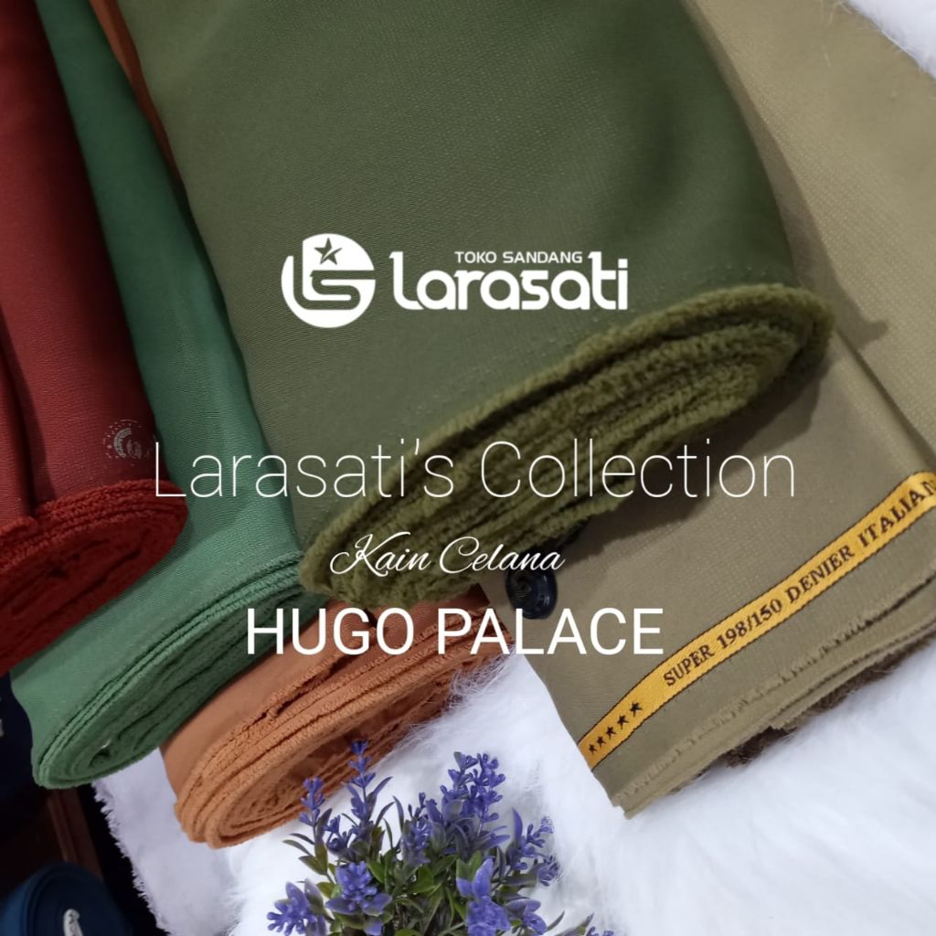 Kain Celana Wool Hugo Palace/ Hugo Palacio Gold Glass/ Harga untuk 0.50 meter