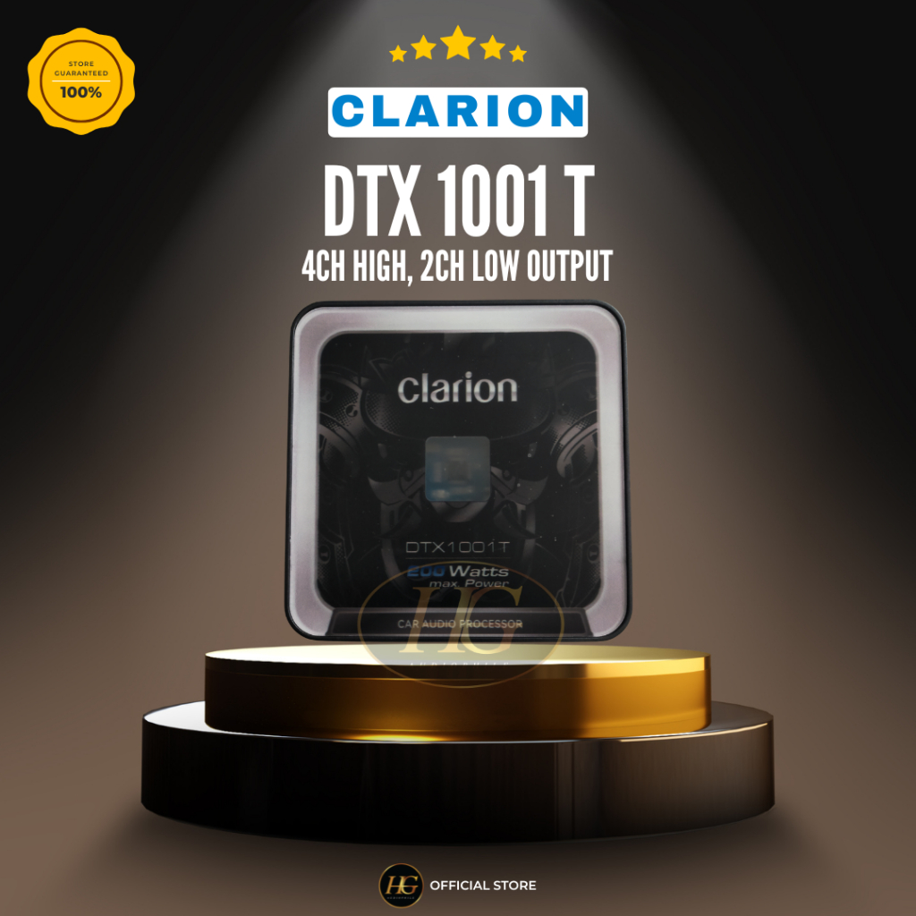 CLARION DSP DTX 1001 T AMPLIFIER 4 CHANNEL