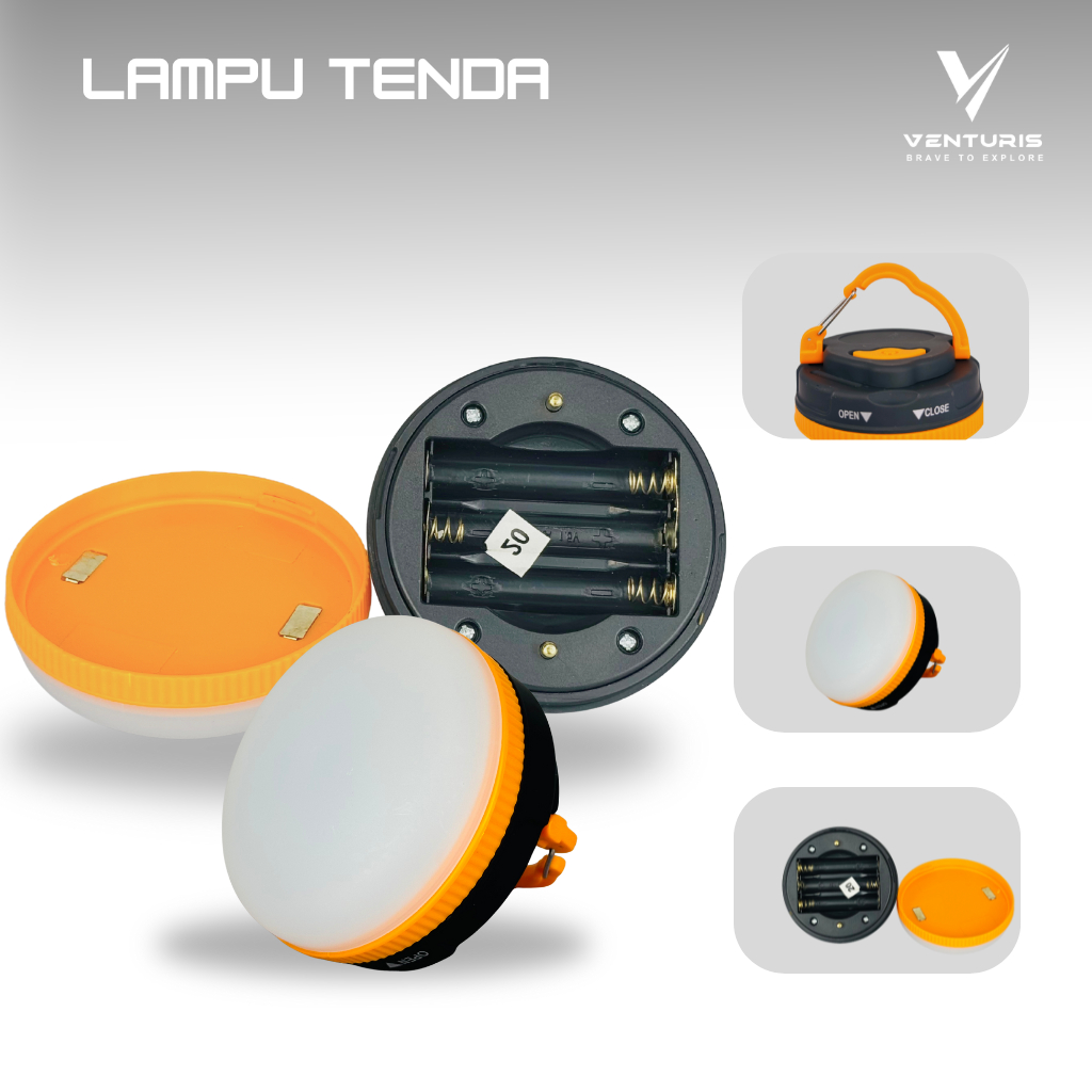 Lampu Tenda Bakpao