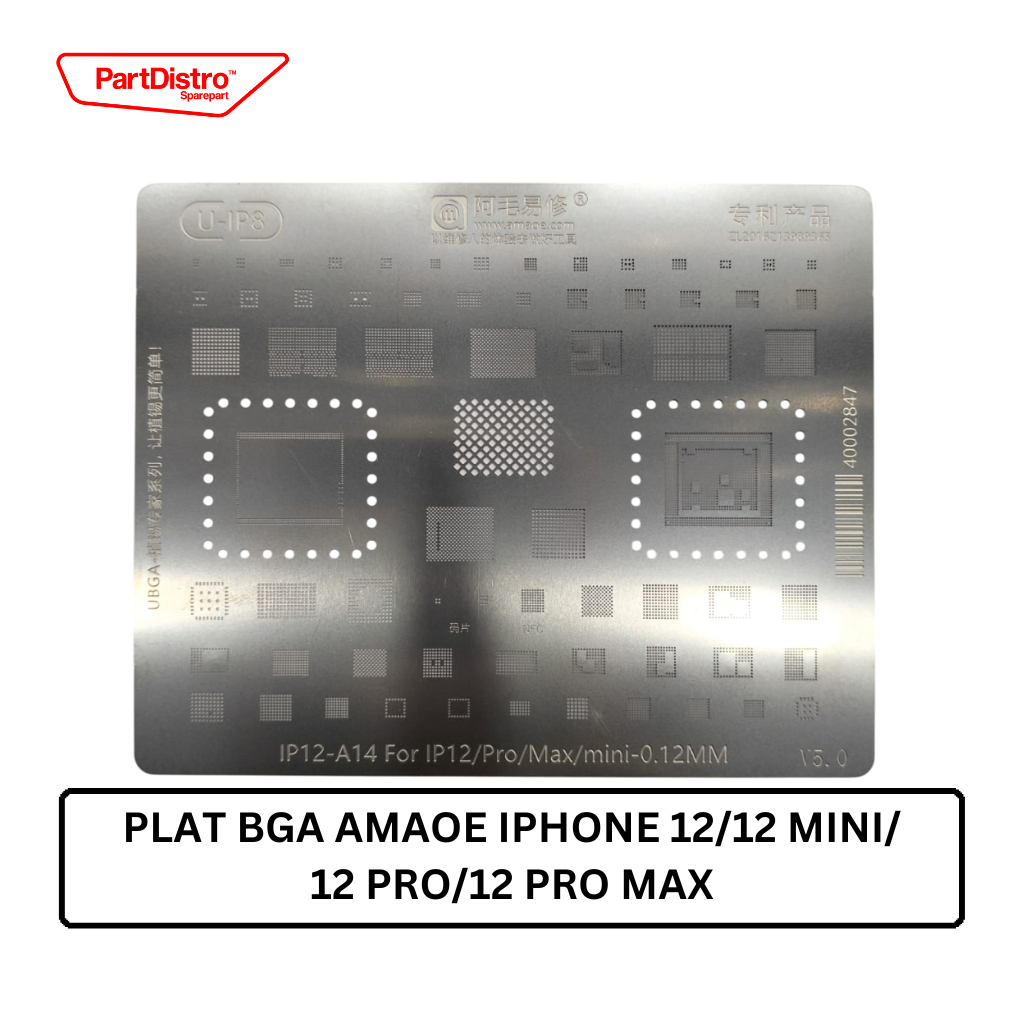 PLAT BGA AMAOE IPHONE 12/12 MINI/12 PRO/12 PRO MAX