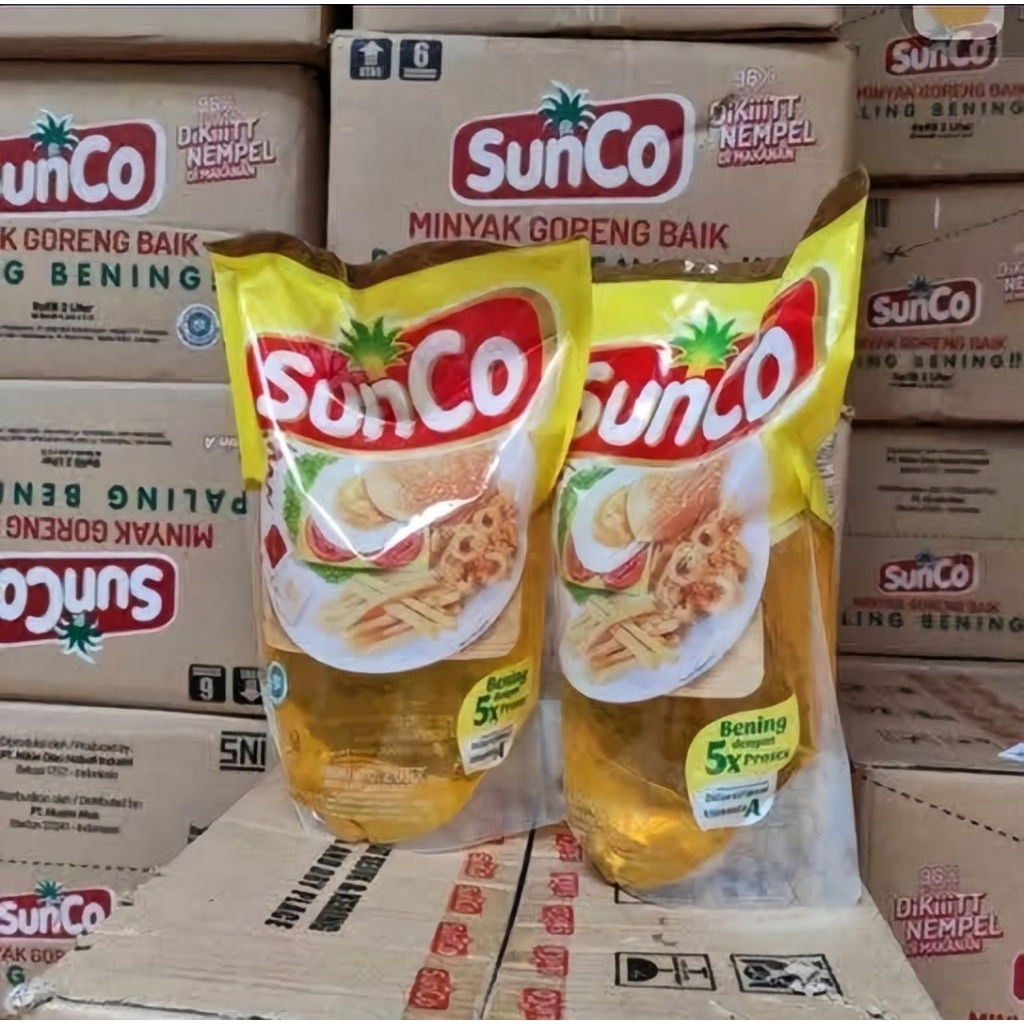 Sunco Minyak Goreng 1 Dus Kemasan 2Liter