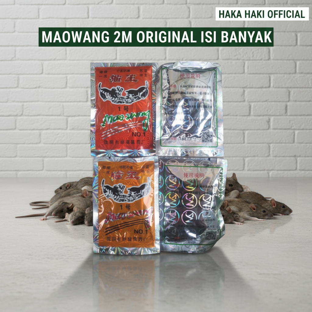 MAOWANG 2M ISI BANYAK RACUN TIKUS MAOWANG 2M ORIGINAL/ RACUN TIKUS MAOWANG ORIGINAL IMPORT/ 2M ORI