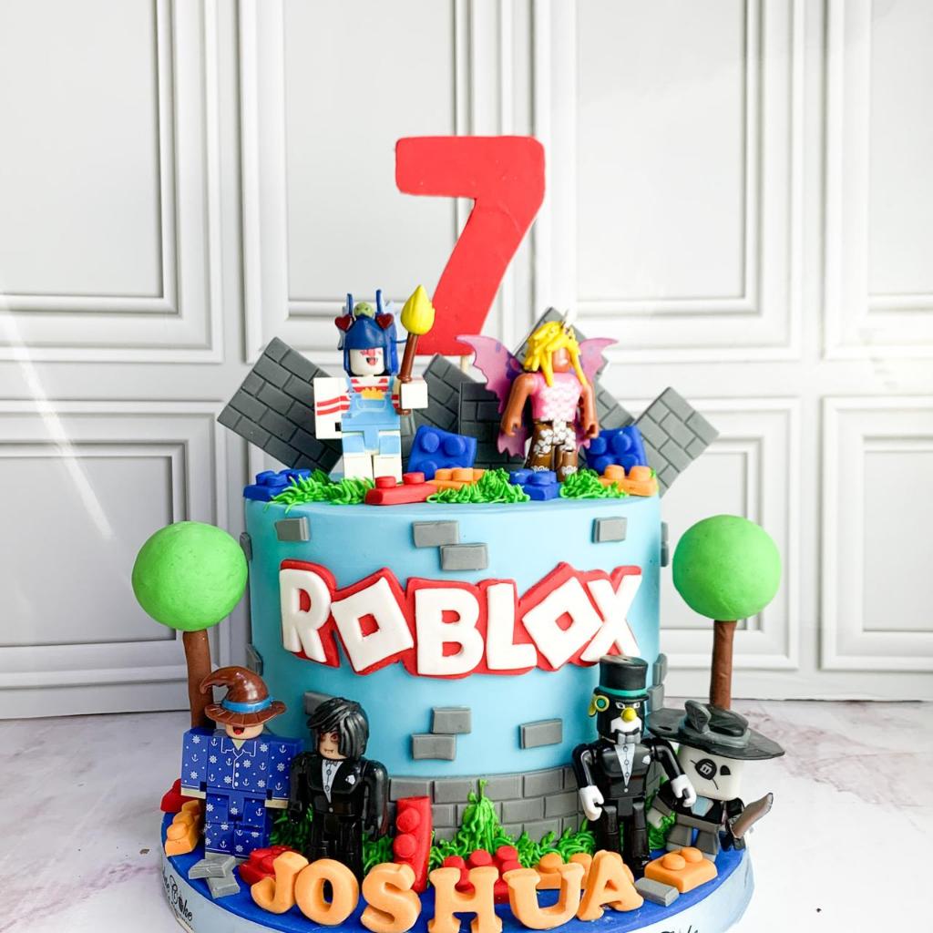 Kue Ulang tahun/Birthday Cake/Kue ultah Tema Roblox/Roblox Cake/Kue Birthday Roblox
