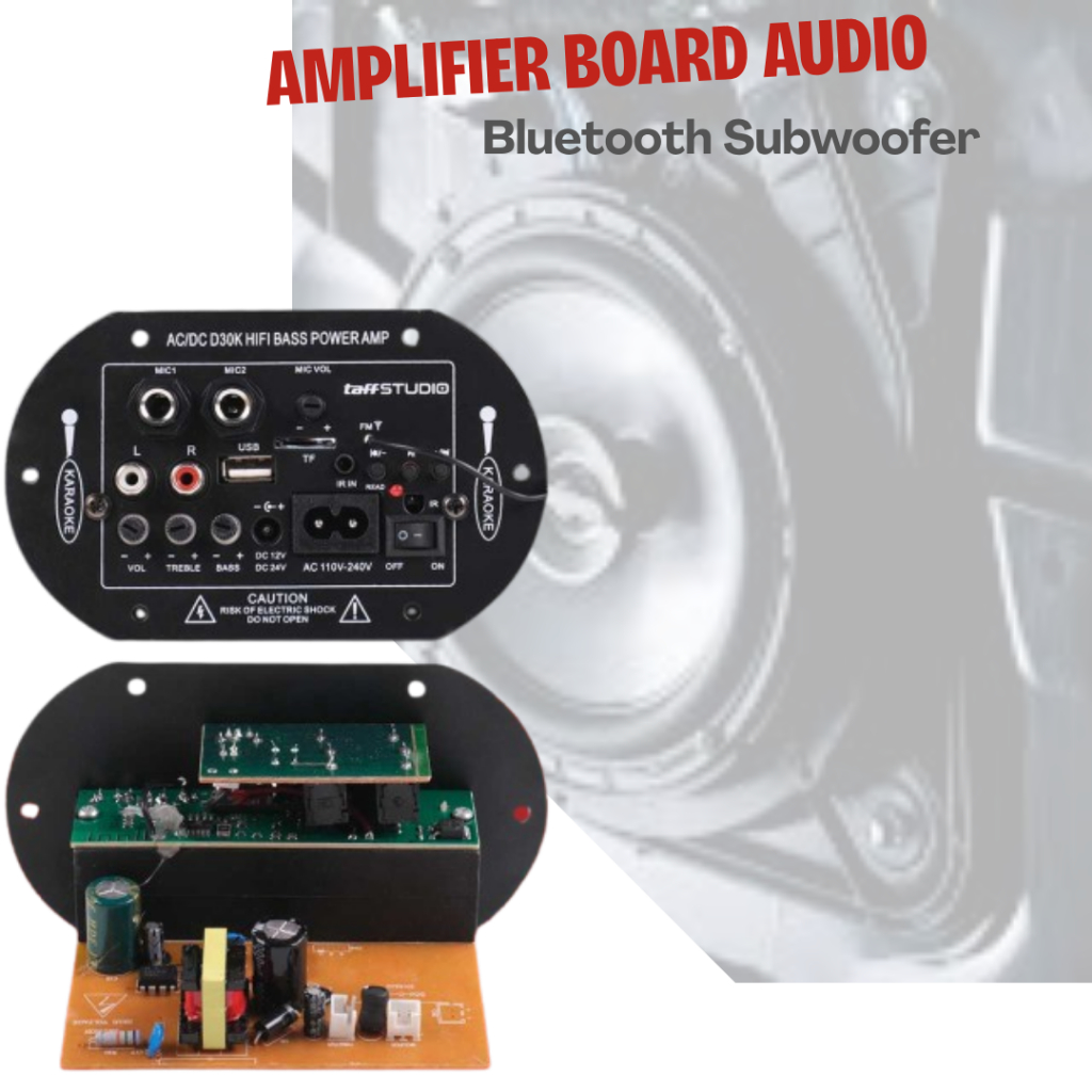 Power Amplifier Board 12V 24V 220V Bluetooth FM Radio Player AC/DC HIFI Bass AMP Support SD/TF USB