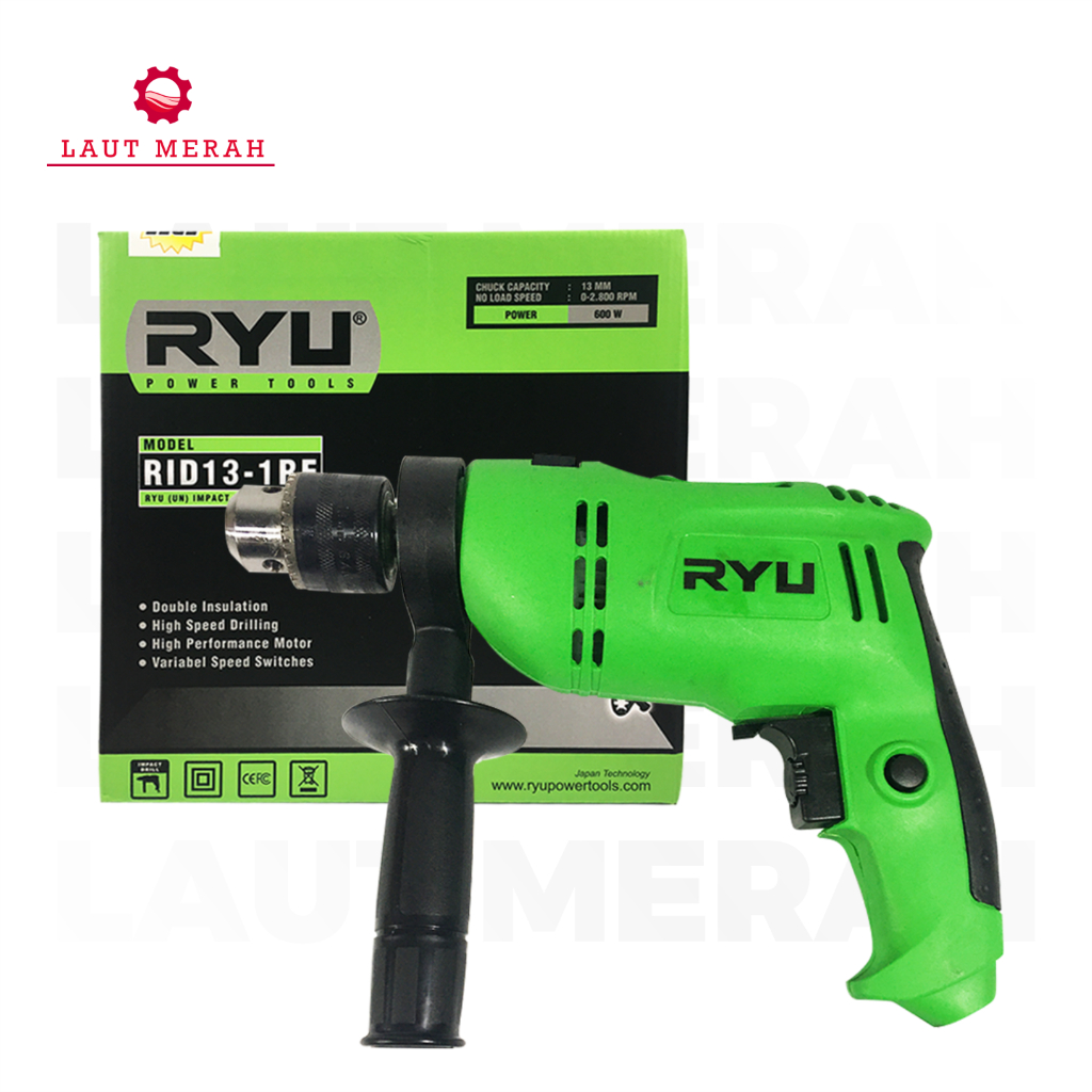 RYU-TEKIRO RID13-1 Mesin Bor impact 13mm - Bor beton - Drill Impact