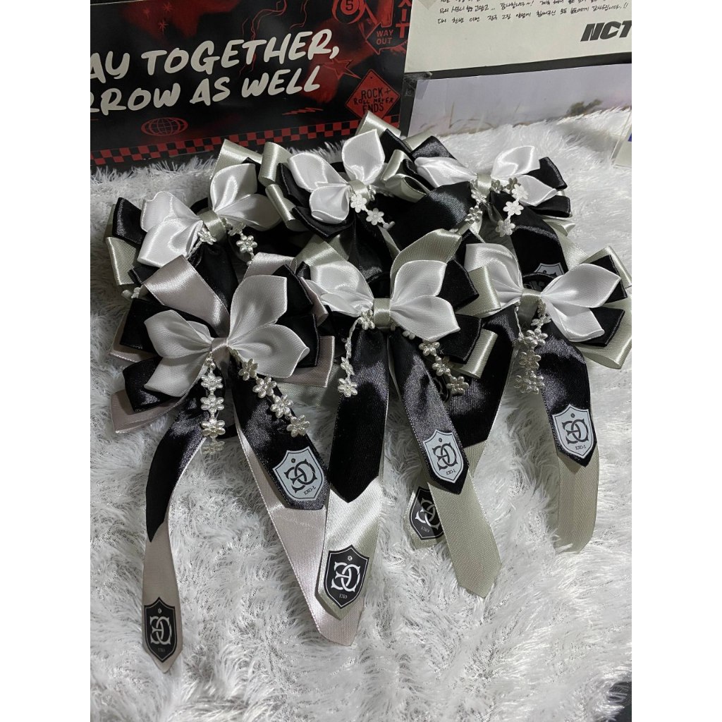accessories lightstick exo baekhyun deco eribong pita ribbon ls exo l