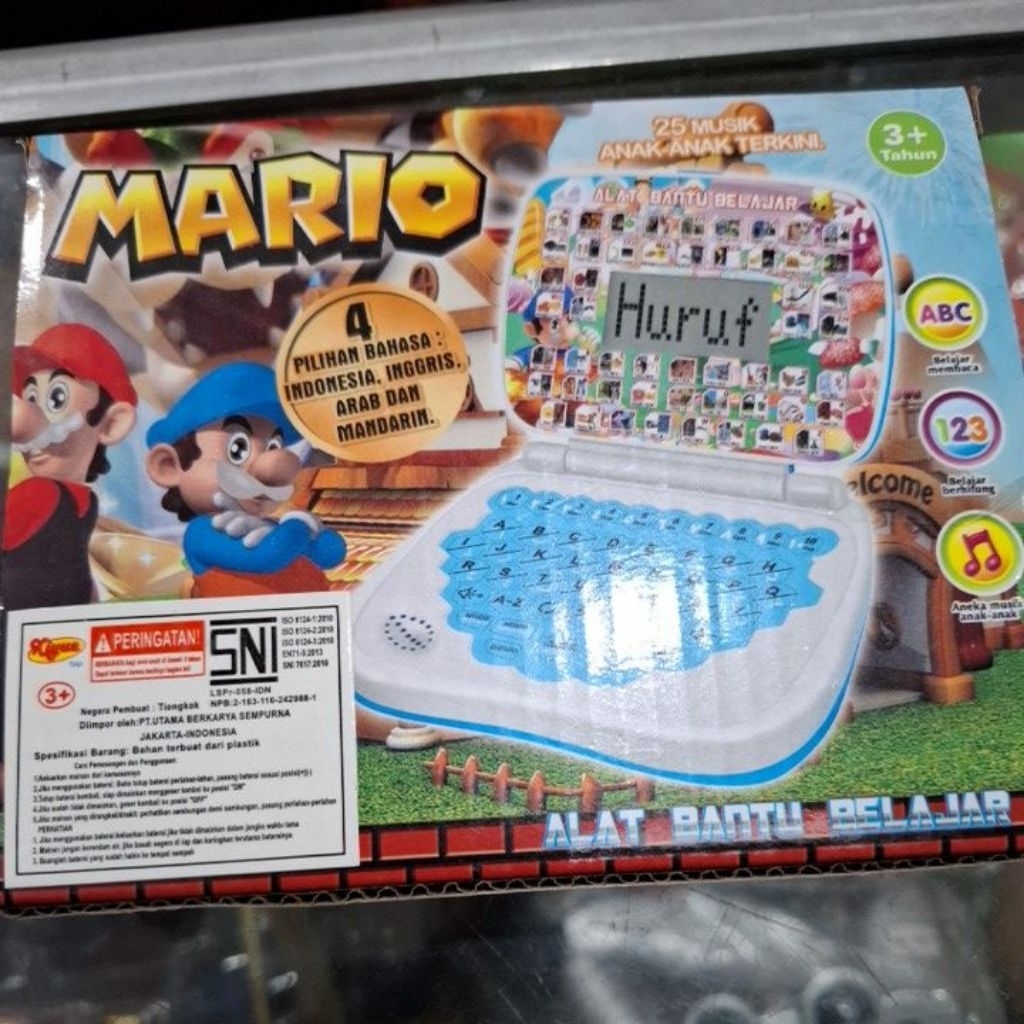 Laptop Mainan Anak Untuk Belajar Huruf