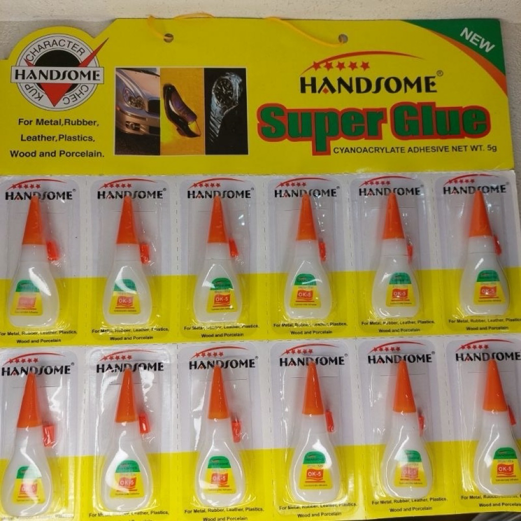 LEM SUPER GLUE HANDSOME BOTOL Lem Korea lem handsome lem power