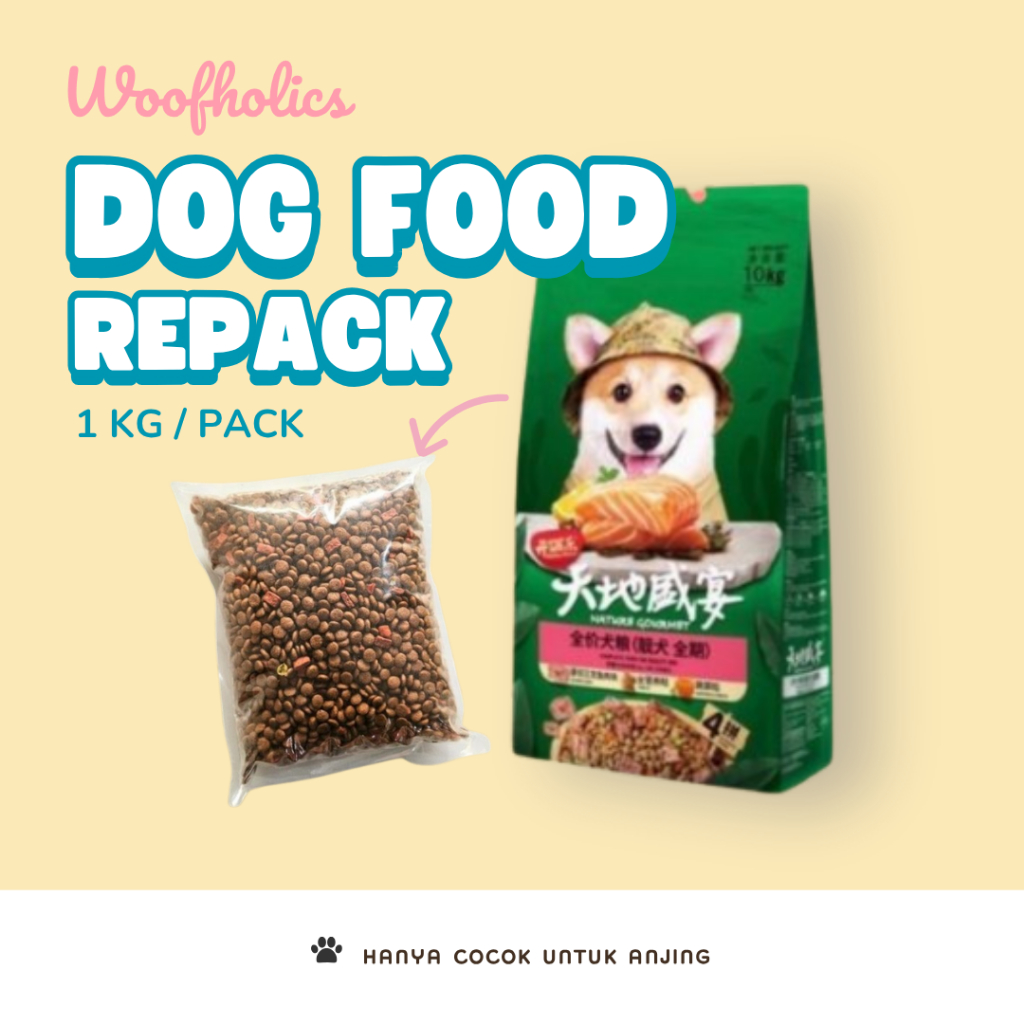 Nature Gourmet Salmon Dog Food / Kitchen Flavor / Makanan Anjing / Dog Food Kering / Dog Dry Food