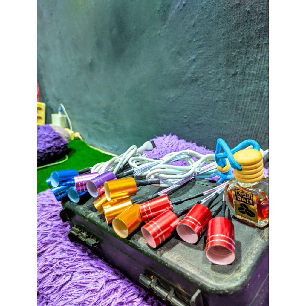 lighting RGB USB isi 4 lampu miniaturan