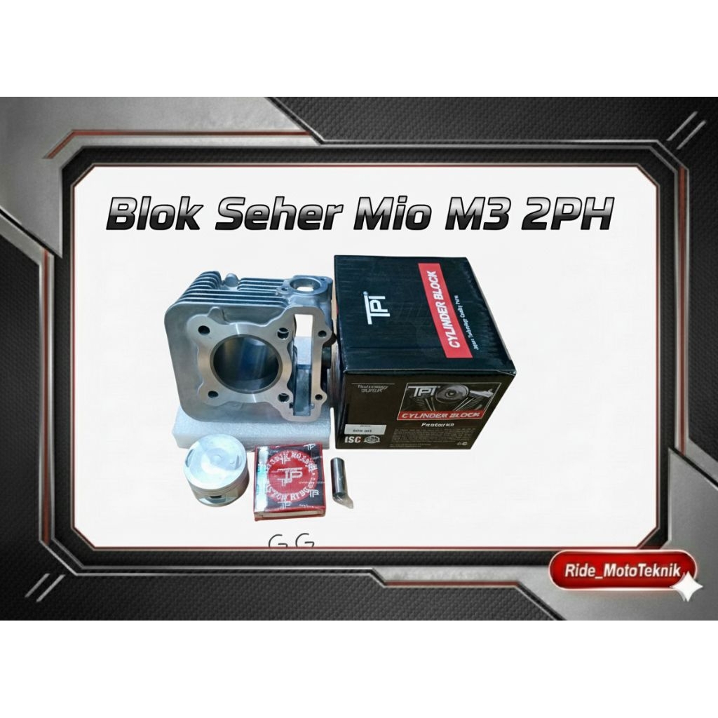 Blok Seher Komplit Mio m3 2PH Boring Set Mio M3 Cylinder Silinder Set Mio M3
