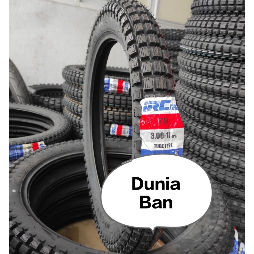 Promo Terlaris Termurah ( Bisa Cod) Ban Luar IRC TR 300 -17 Tubetype Non tubeless Ban Semi Trail Ban