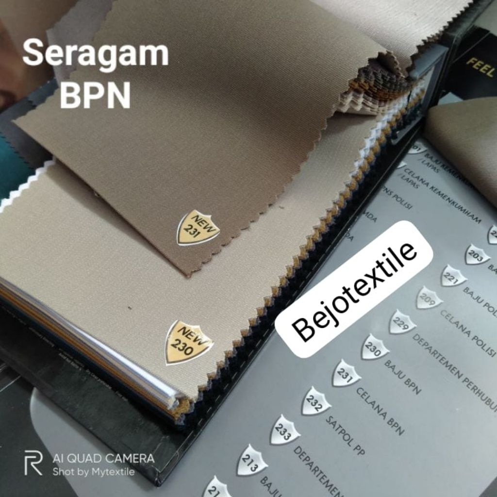 kain seragam BPN Zhivago newfeel