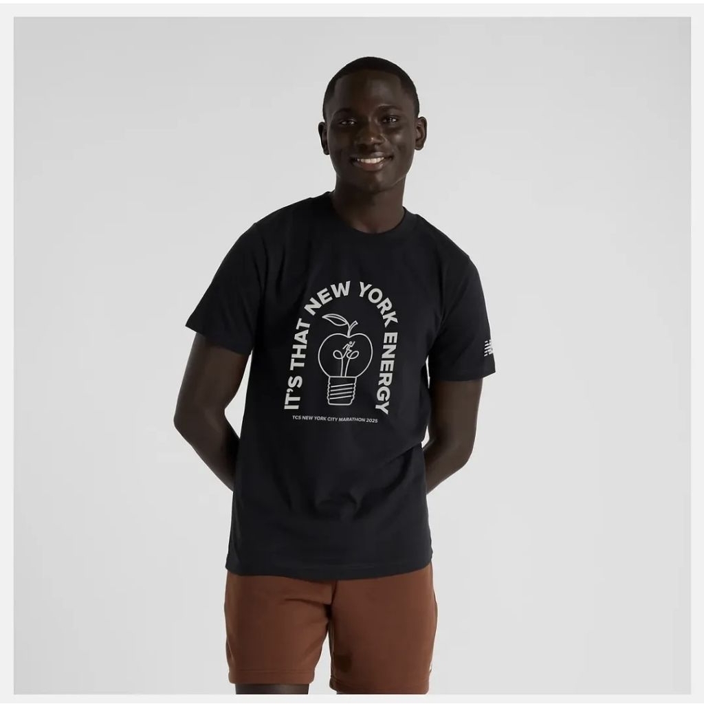 KAOS LARI ORIGINAL MENS NYC MARATHON GRAPHIC 2025 TEE SHIRT