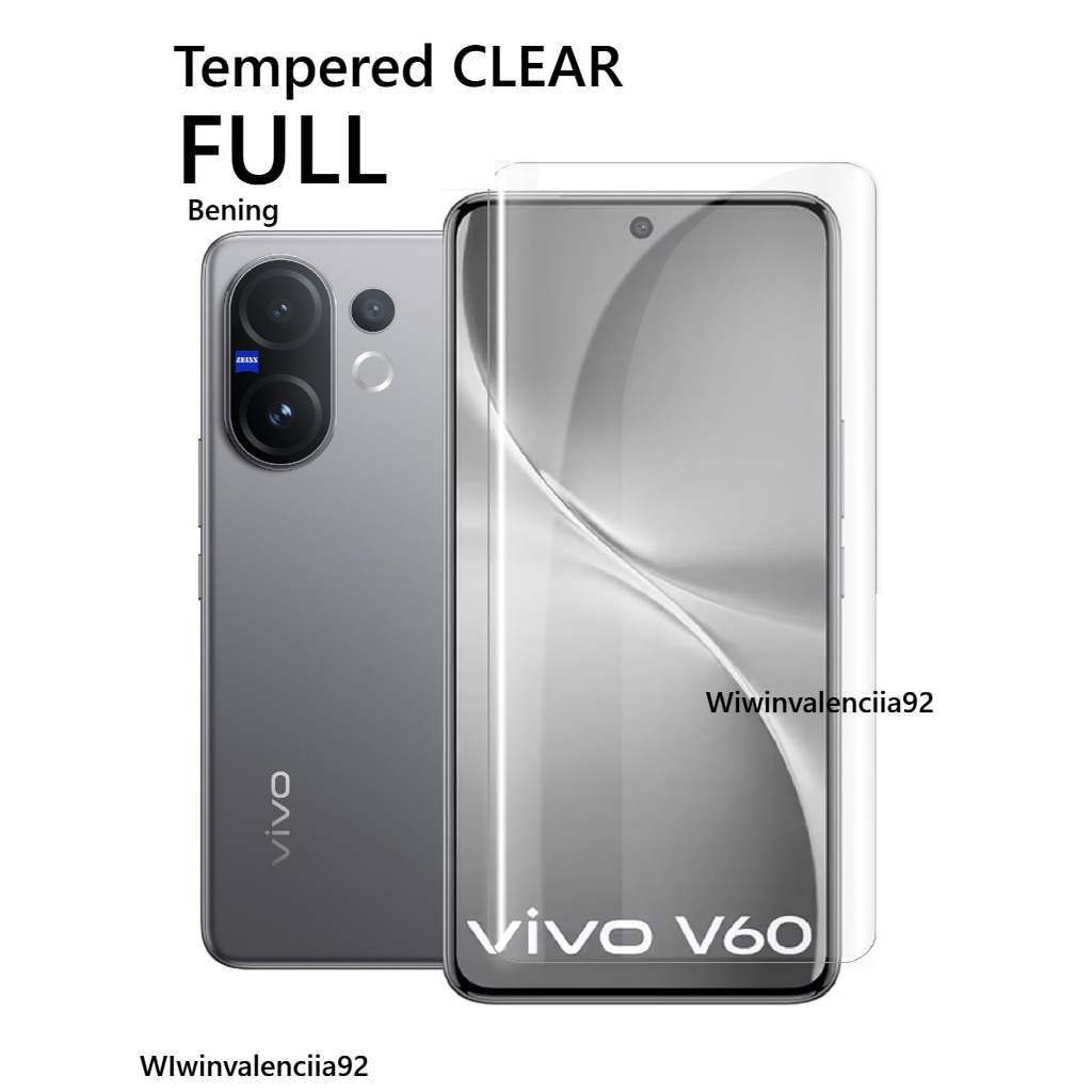 TEMPRED Glass FULL BENING VIVO V60 / V60 Lite / V50 / V50 LITE / Pro V29e V27e V25 V25e V21 V21e V20