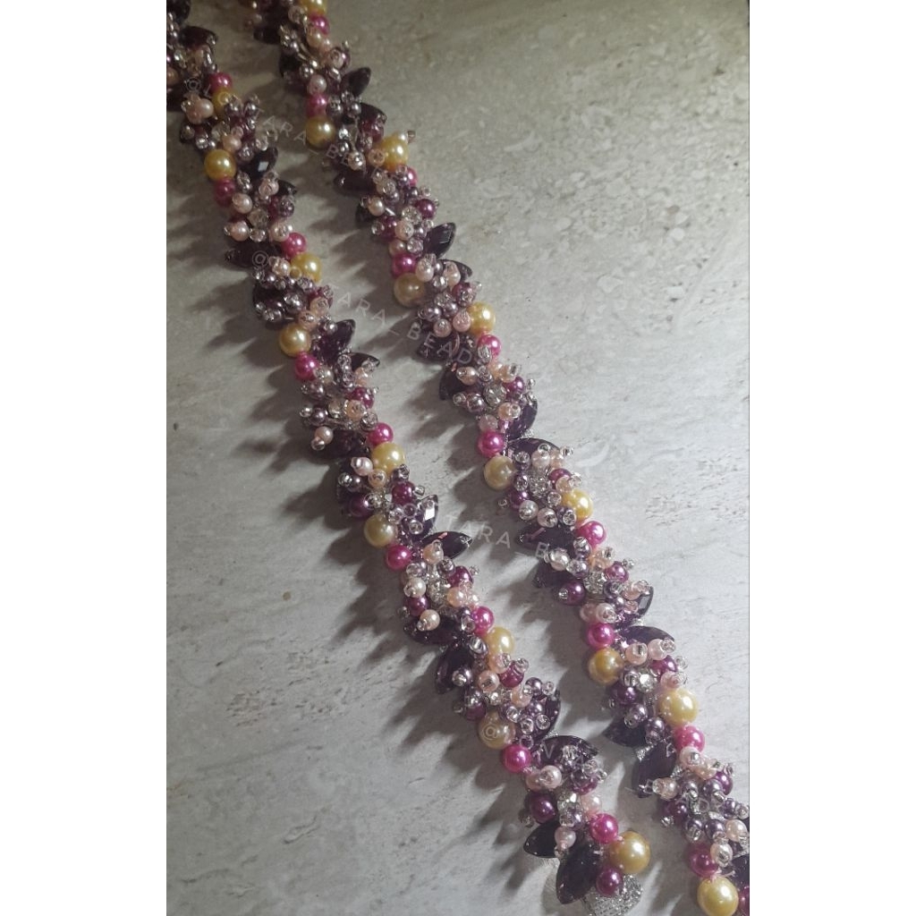 PAYET PINGGANG/PAYET RANGKAI MUTIARA/PAYET RENDA MUTIARA
