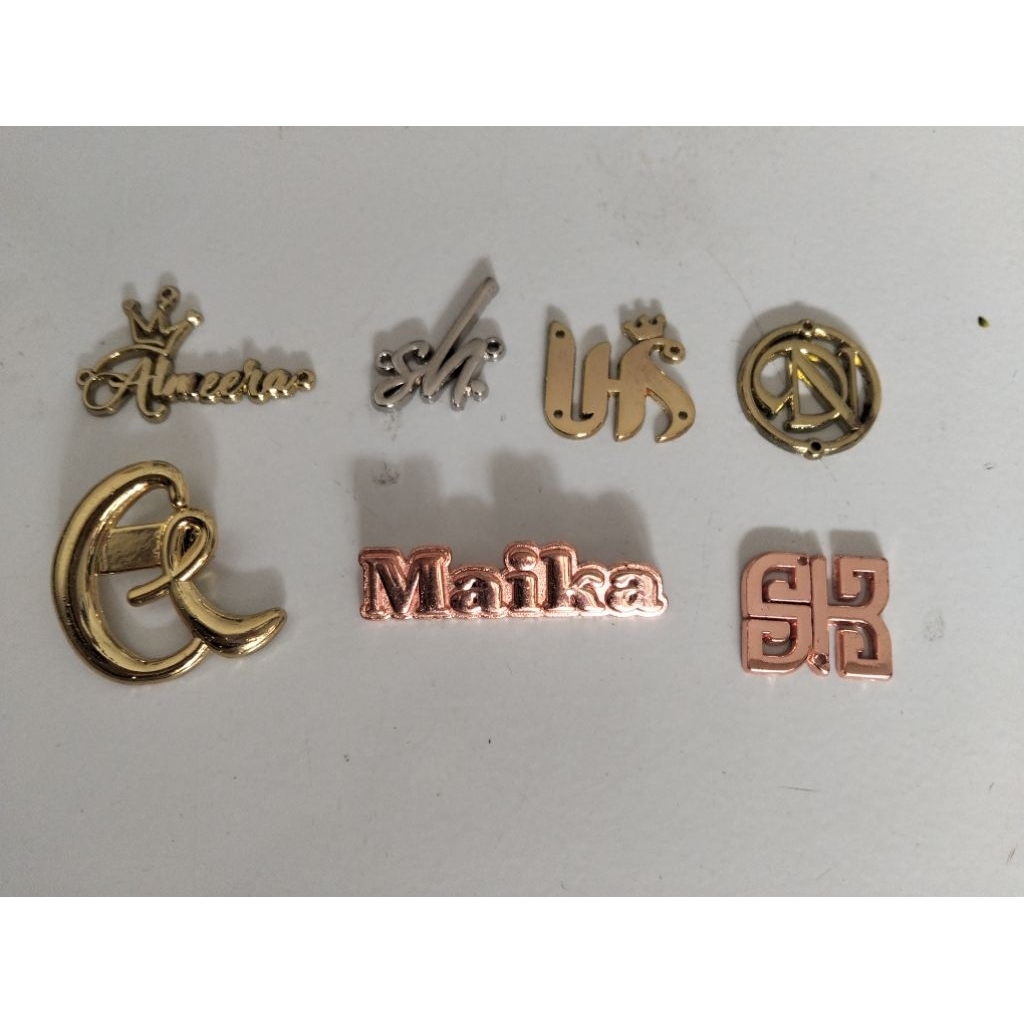 plat label custom logam Alloy murah berkualitas