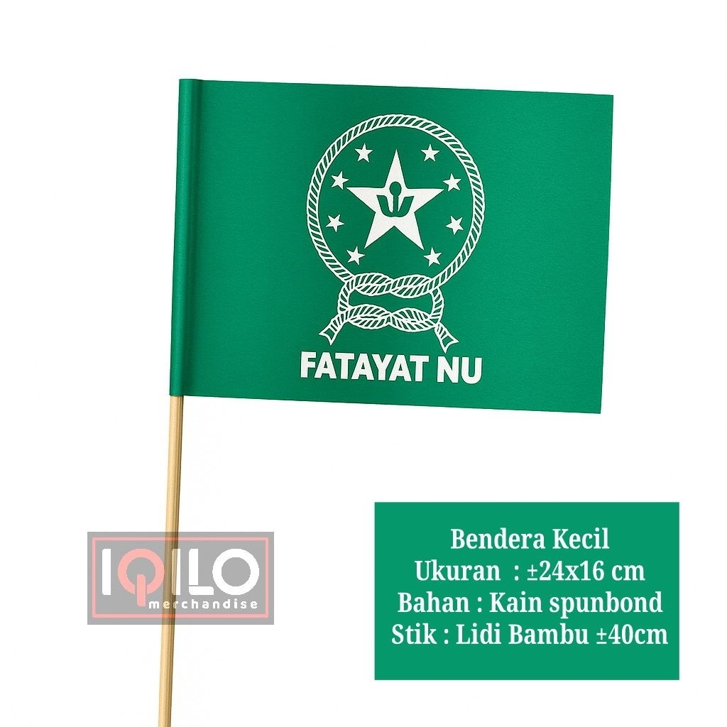 Bendera Kecil Fatayat NU Bendera Tangan Pawai