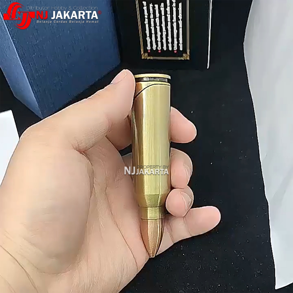 KOREK API GAS PELURU SINGLE / Korek Api Unik Model Peluru
