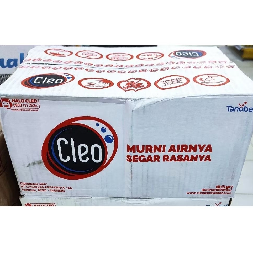 Cleo air murni minum mineral 24x330ml