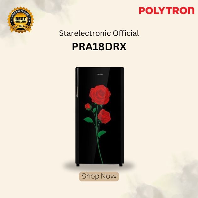 POLYTRON KULKAS 1 PINTU PRA 18DRX BELLEZA/PRA-18DRX/KULKAS 1 PINTU
