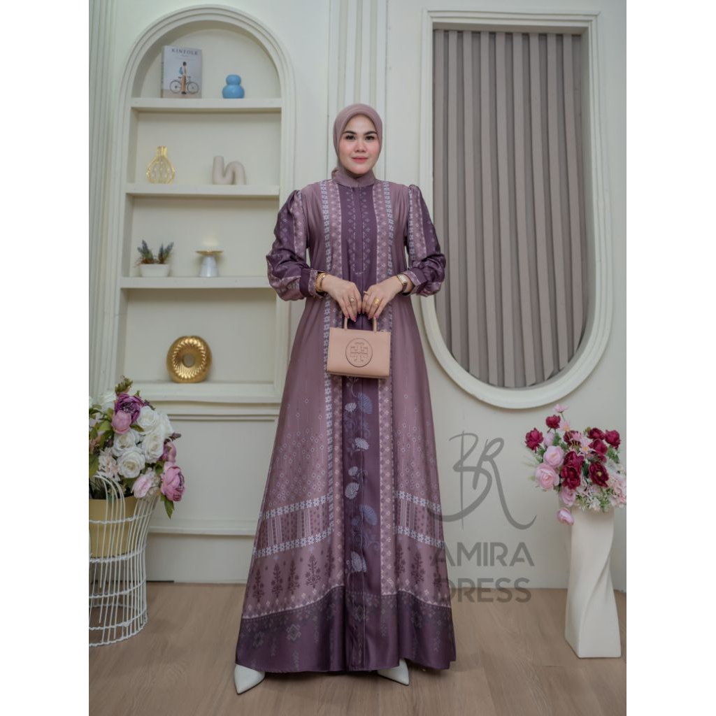 READY TERBARU DRESS AMIRA BERNA SERIES // GAMIS WANITA MUSLIMAH // GAMIS ORIGINAL // GAMIS SILK AYES