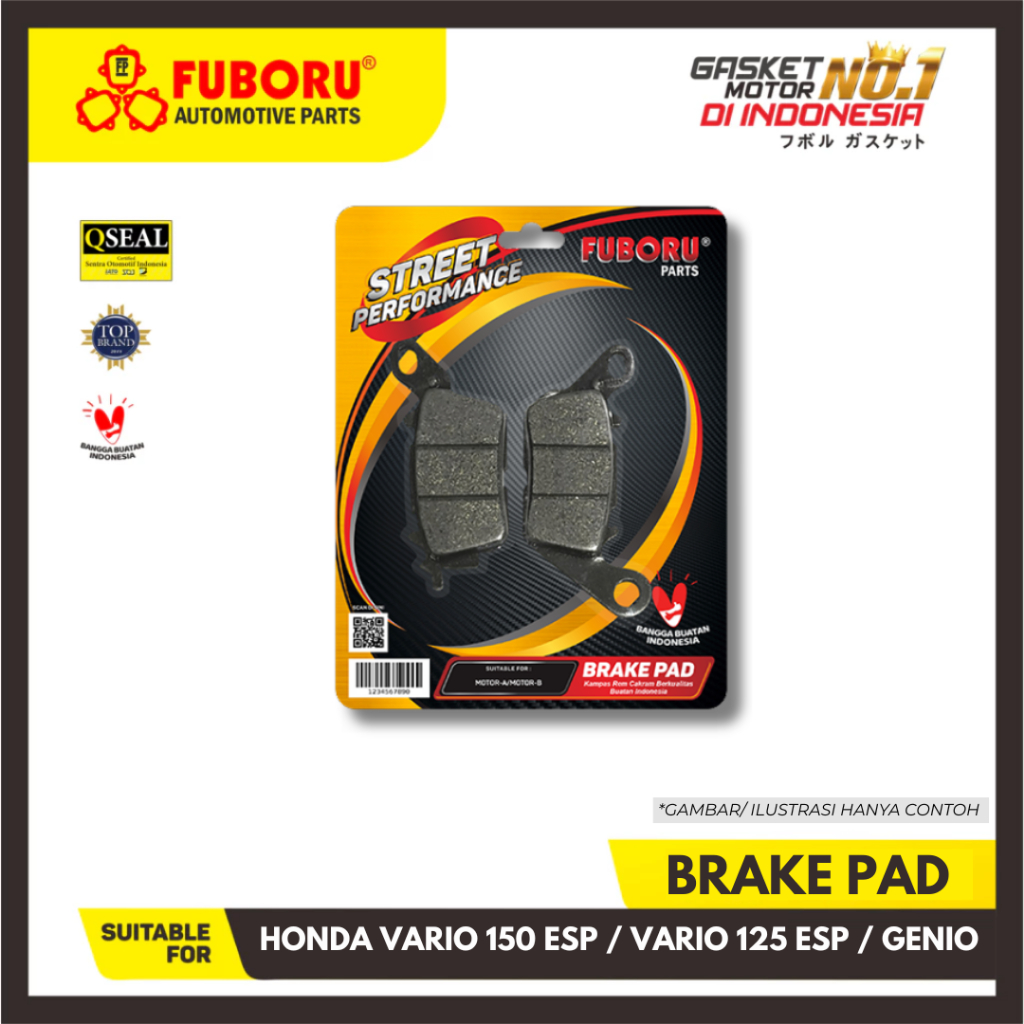 KAMPAS REM DEPAN VARIO 150 ESP / VARIO 125 ESP / GENIO FUBORU