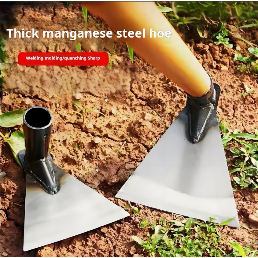 【Flash Sale】Cangkul Segitiga / Pacul Garpu Besar - Cangkul Kebun dan Pertanian, Material Baja Kokoh