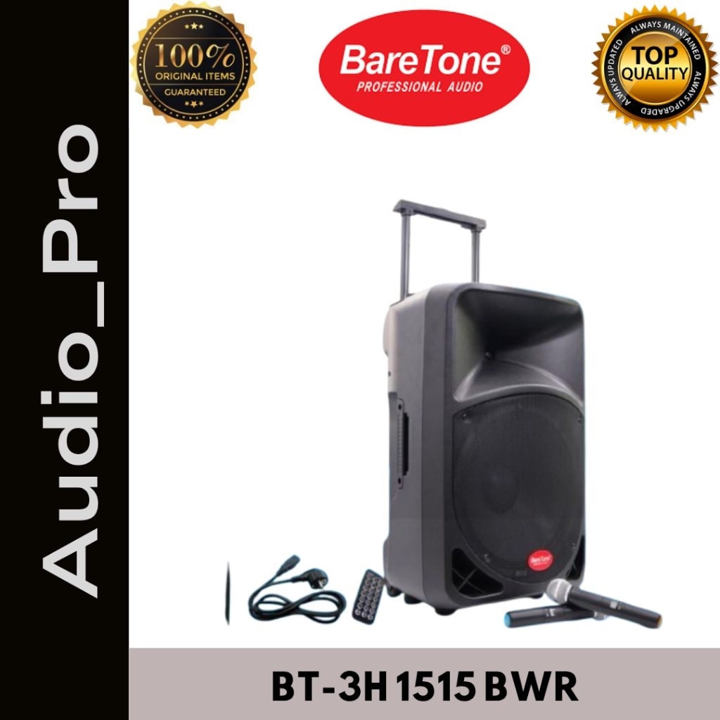 SPEAKER PORTABLE BARETONE BT-3H 1515BWR | 1515 BWR | 15 BWR ORIGINAL BARETONE