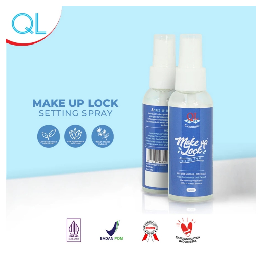 QL Make Up Spray | Make Up Lock | Make Up Base ORIGINAL BPOM