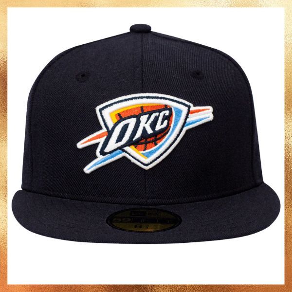 Topi New Era OKC Thunder Navy 59FIFTY Hat Original