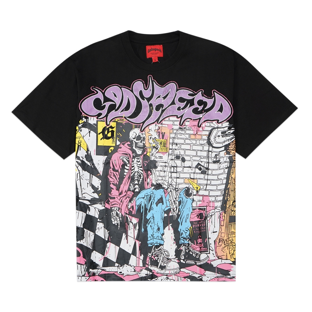 Ready Stock - Godspeed Stoner Skull T-Shirt