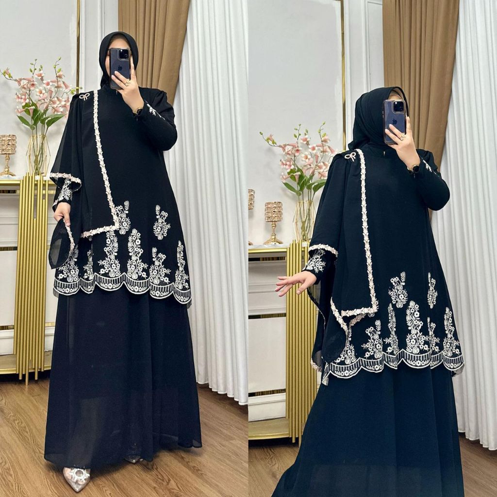 GAMIS LAKU FASHION BAHAN CERUTIY BABYDOLL PALING LARISS