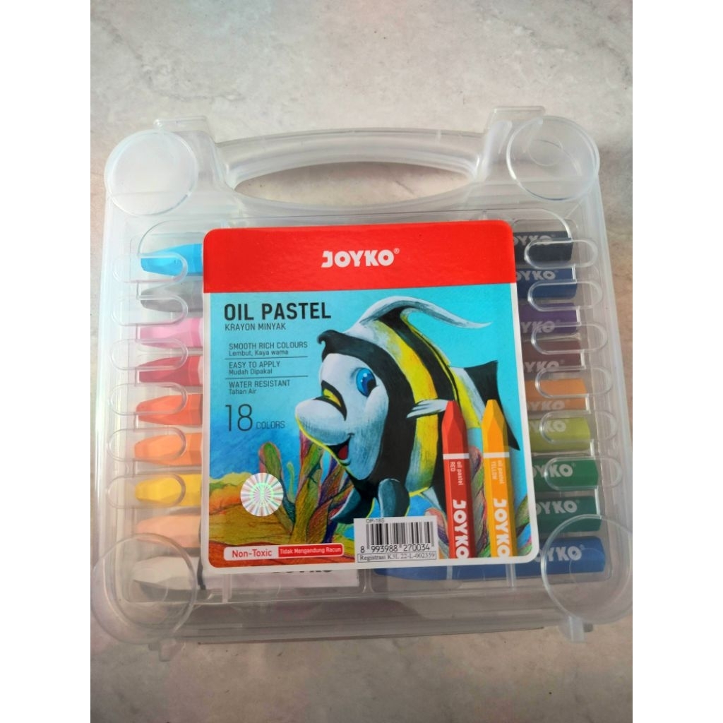Crayon Joyko 18 warna oil pastel