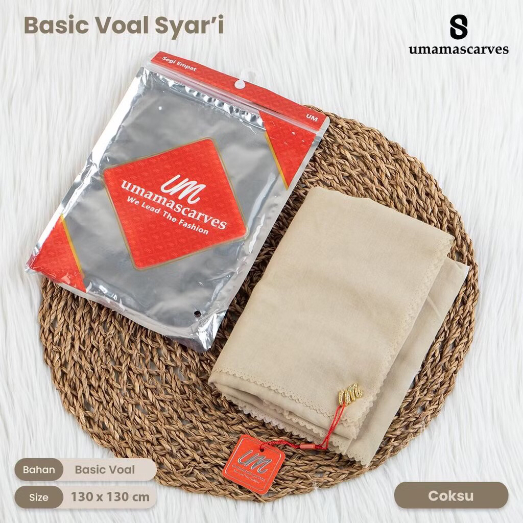Basic Voal Syari 130x130cm Umama