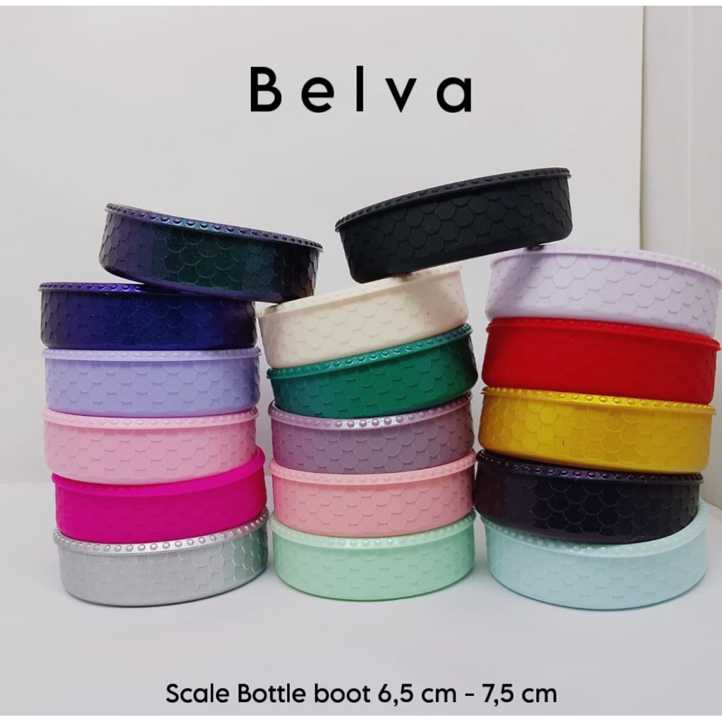 BELVAKITCHENWARE terlengkap size bumper 6,5cm 7cm 7,5 cm Bumper Polos Silicon Pelindung Pantat Tumbl