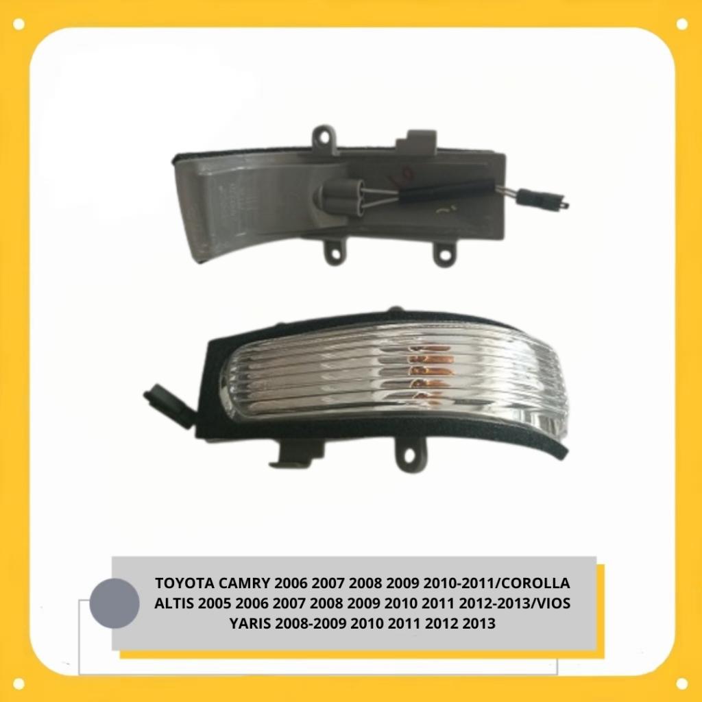 Lampu sein spion mobil TOYOTA CAMRY 2006 2007 2008 2009 2010-2011/COROLLA ALTIS 2005 2006 2007 2008 