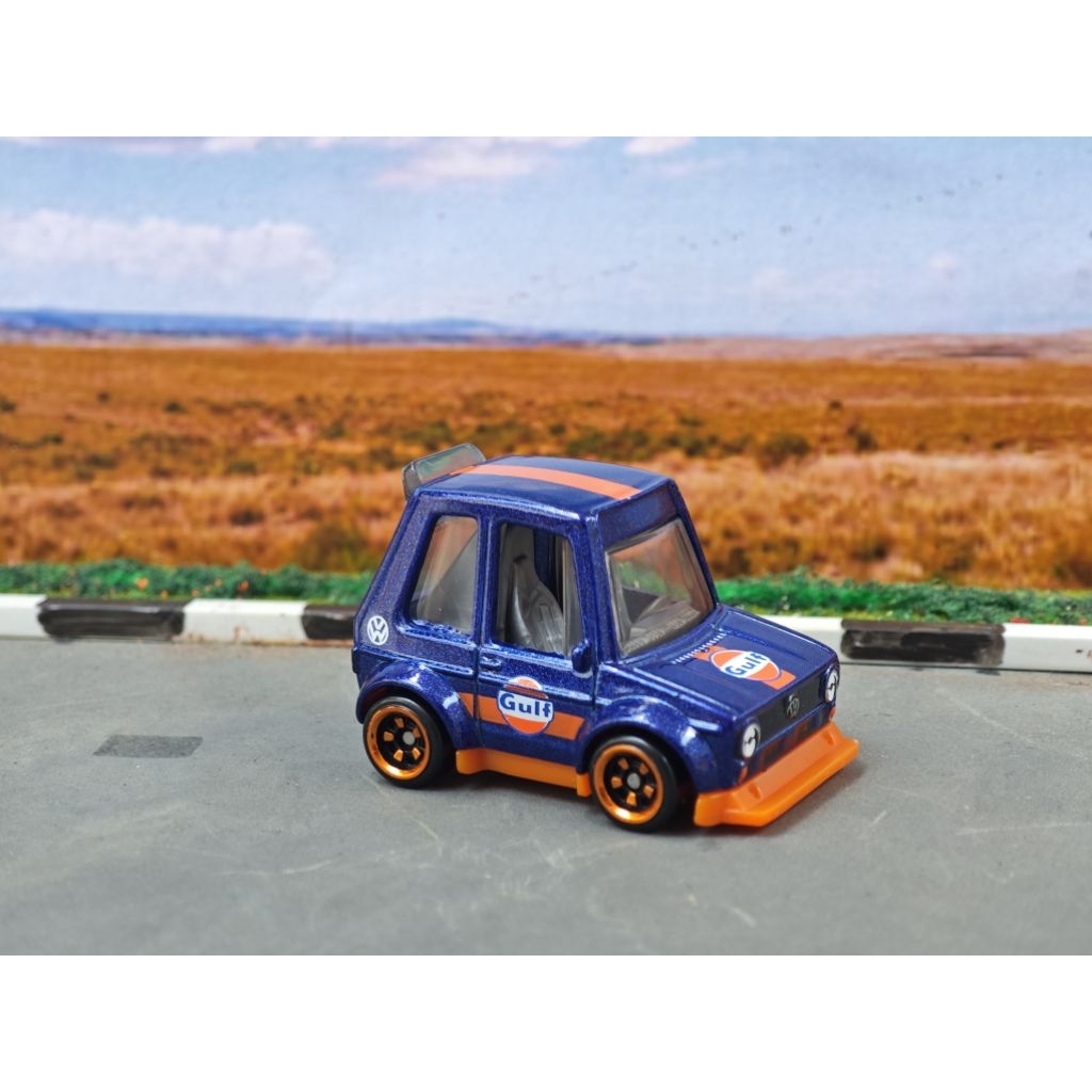 hot wheels tooned vw golf MK1 gulf
