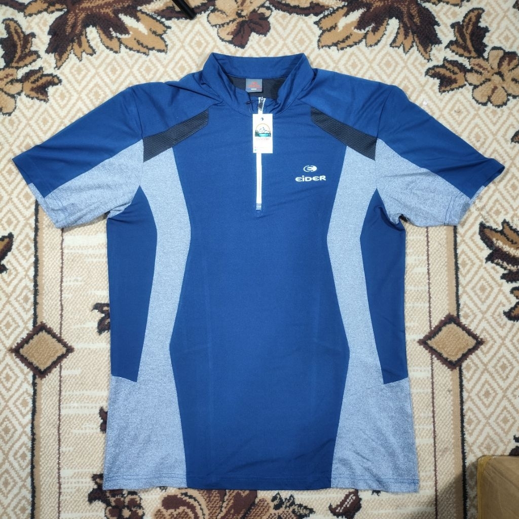 BASELAYER OUTDOOR SECOND LENGAN PENDEK KAOS LARI EIDER SIZE L